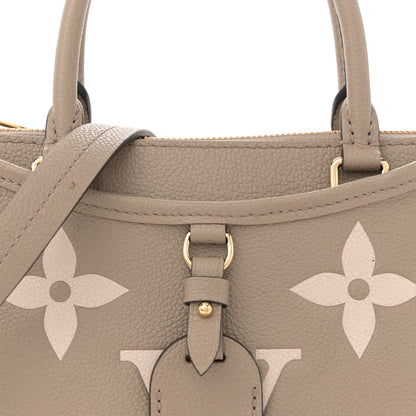 Louis Vuitton Empreinte Monogram Giant Trianon PM Tourterelle Creme 7 of 11
