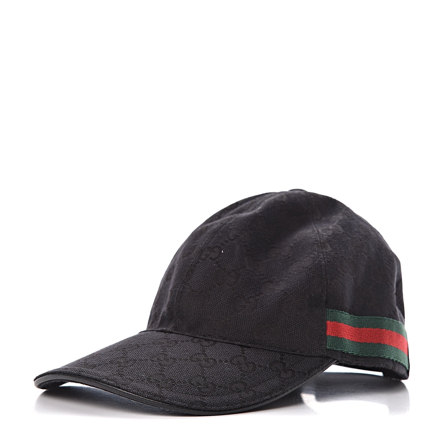 Gucci Monogram Web Baseball Hat XS Black 1 of 7