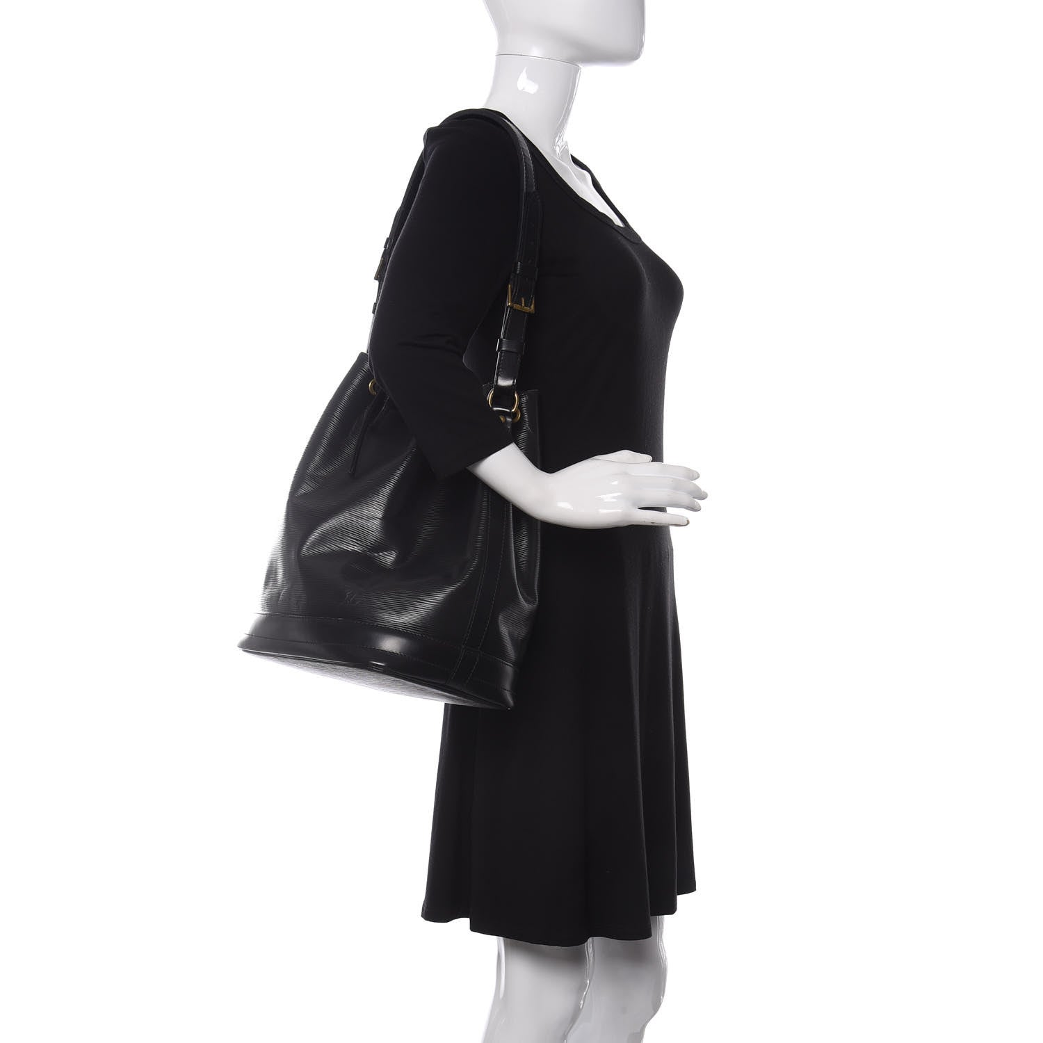 Louis Vuitton Epi Noe Black 2 of 13