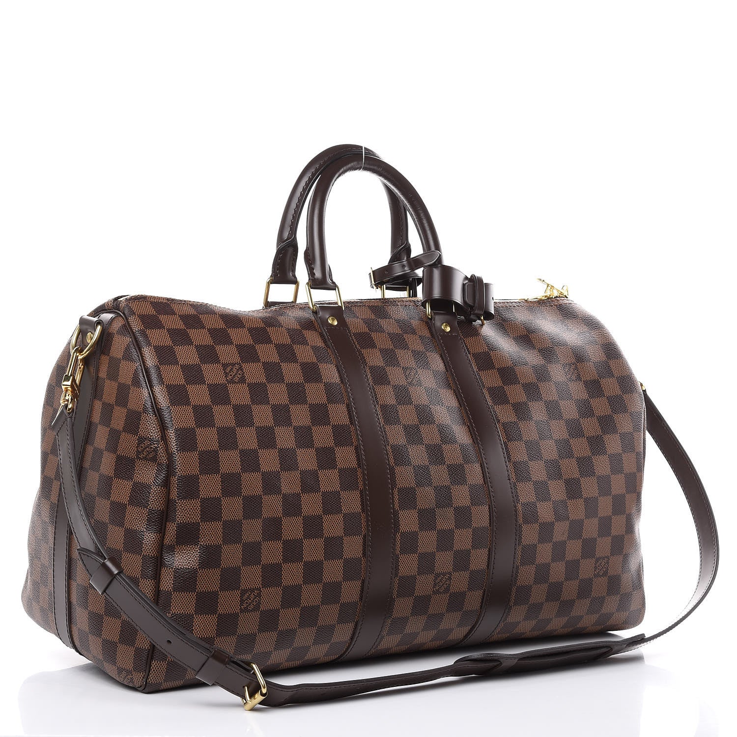 Louis Vuitton Damier Ebene Keepall Bandouliere 45 3 of 13