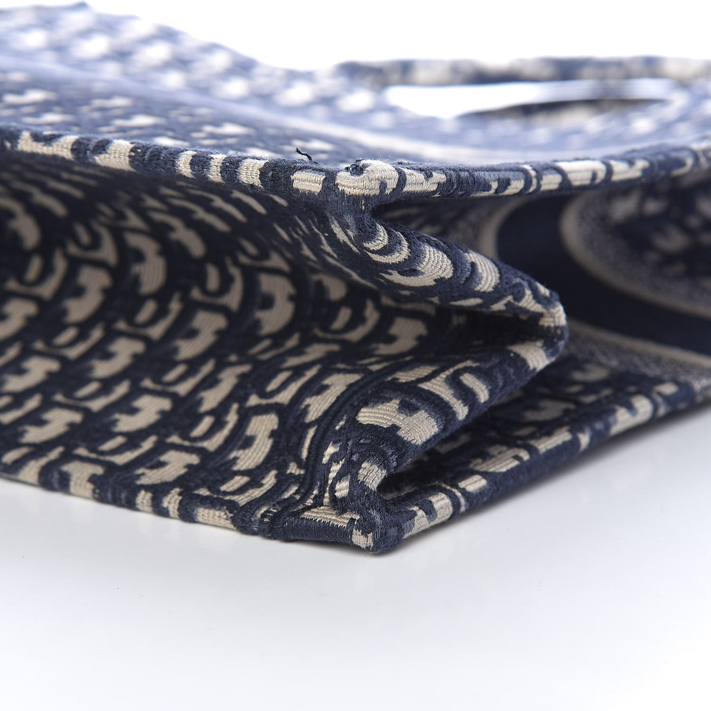 Oblique Book Tote Blue Multicolor