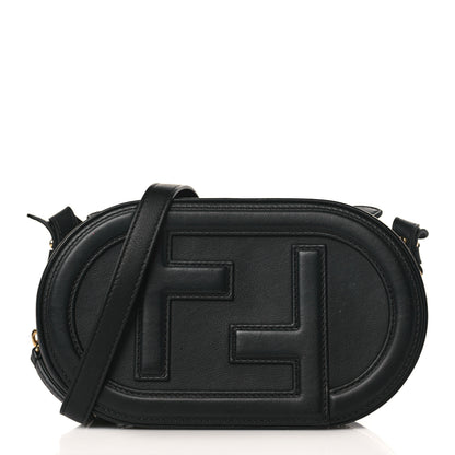 Fendi Vitello Grace Matte Mini O'Lock Camera Case Black 1 of 10