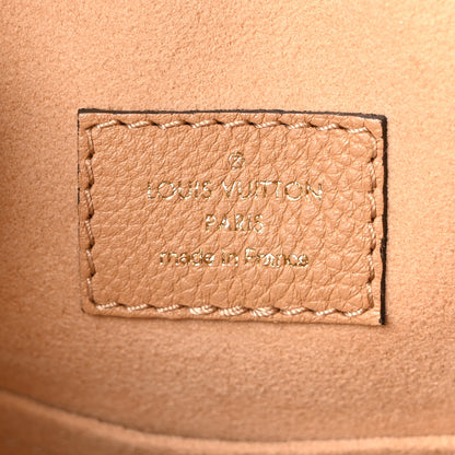 Louis Vuitton Calfskin Lockme Bucket MM Arizona Beige 6 of 10