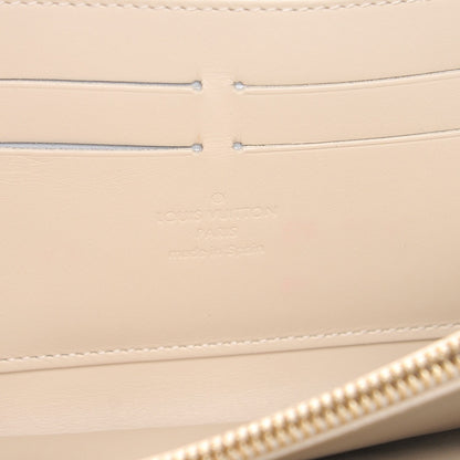 Louis Vuitton Vernis Leopard Zippy Wallet Blanc Corail 6 of 7