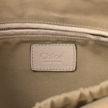 Chloe Calfskin Medium Marcie Nude Satchel Beige 5 of 15
