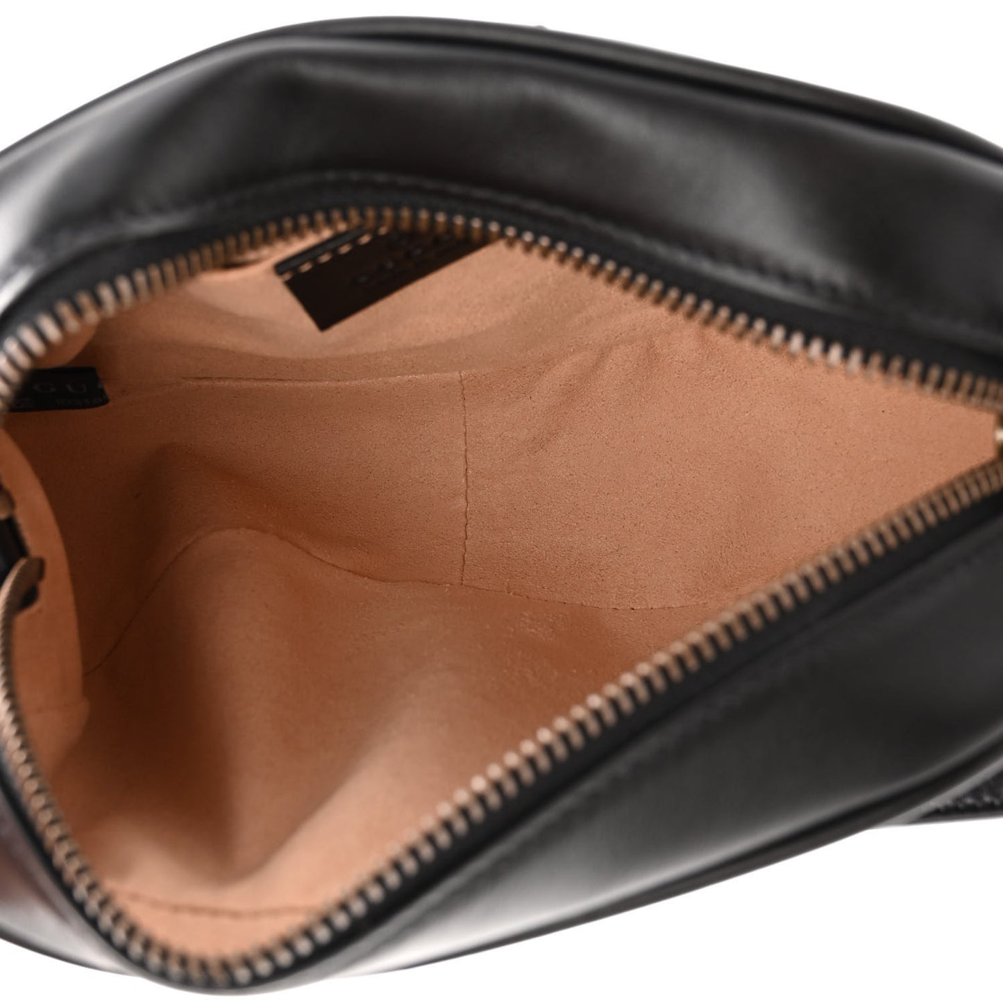 Calfskin Matelasse Mini GG Marmont Chain Shoulder Bag Black