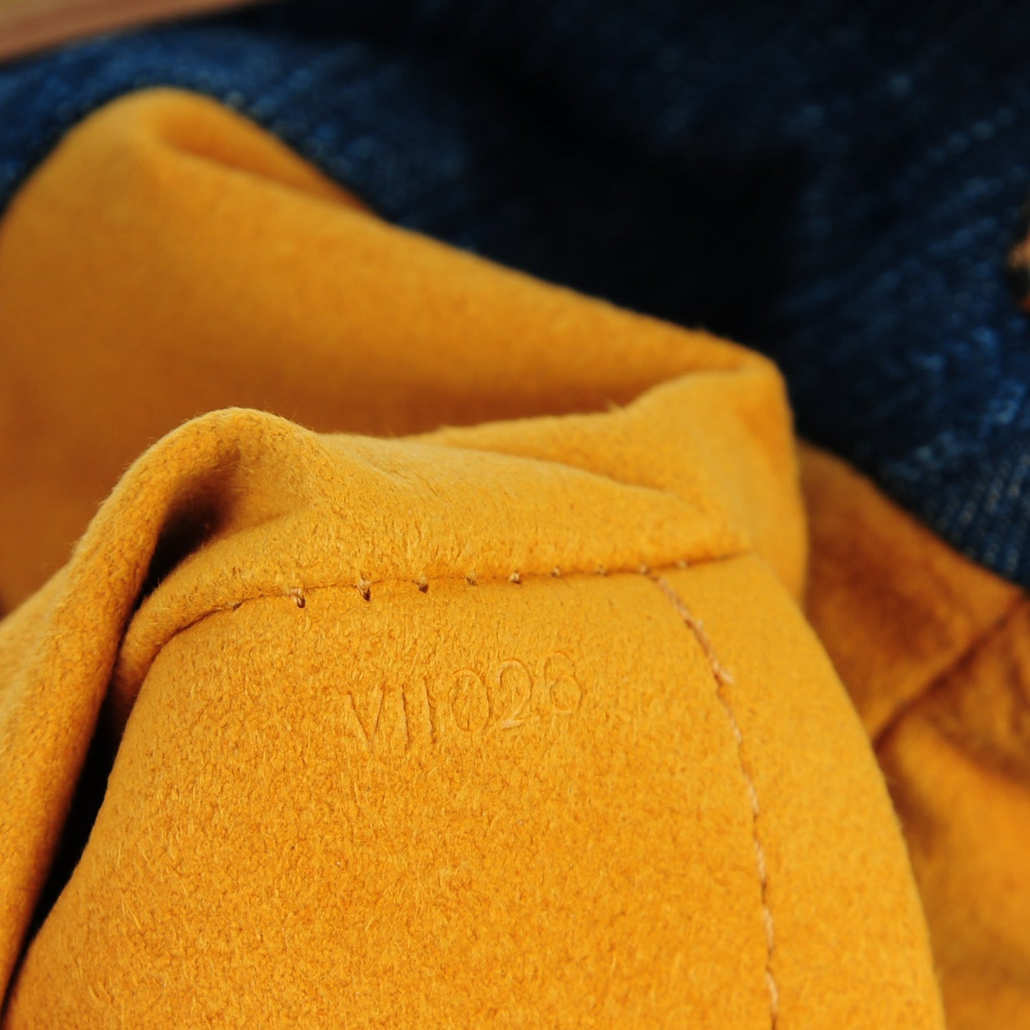 Monogram Denim Pleaty Blue