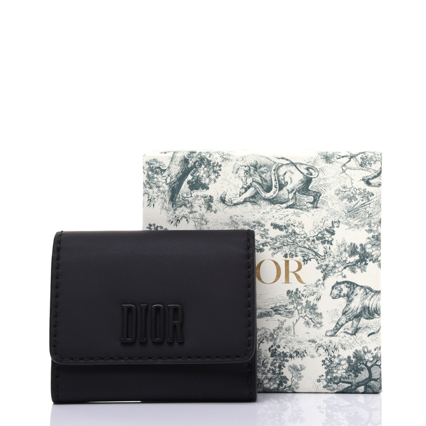 Ultra Matte Calfskin Medium Wallet Black