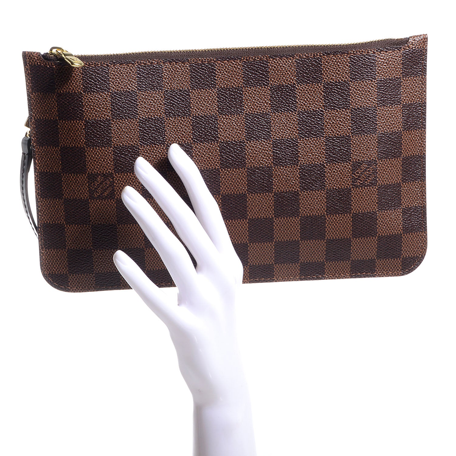 Louis Vuitton Damier Ebene Neverfull MM GM Pochette 2 of 8