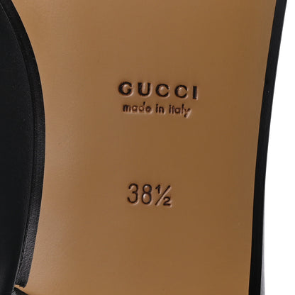 Gucci Calfskin Womens Jordaan Loafers 38.5 Black 8 of 8