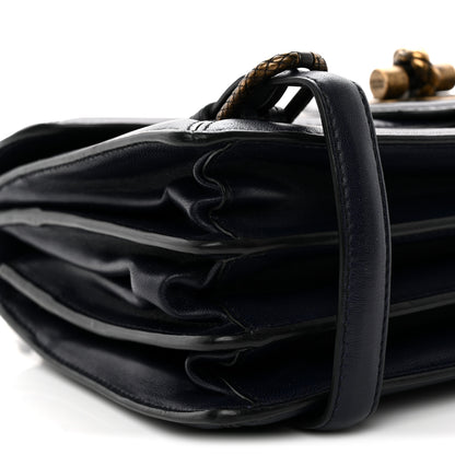Bottega Veneta French Calfskin Intrecciato City Knot Bag Sapphire 8 of 9