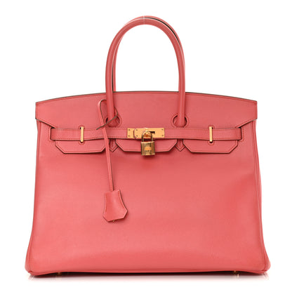 Hermes Epsom Birkin 35 Flamingo 1 of 12
