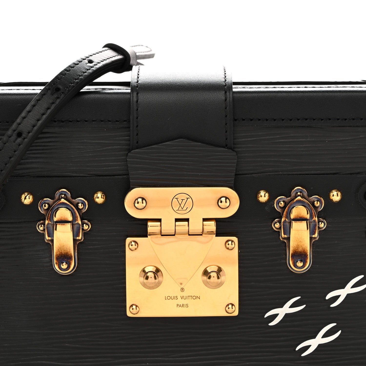 Louis Vuitton Epi Petite Malle Black 7 of 11