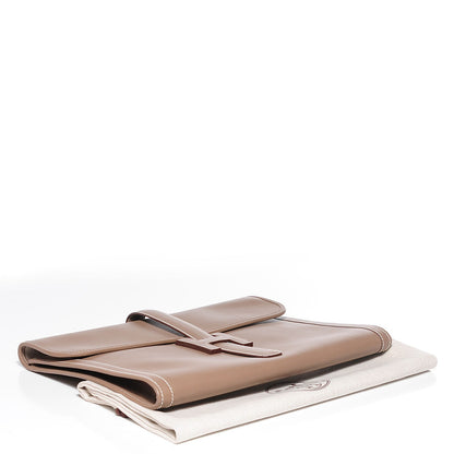 Hermes Swift Jige GM Clutch Etoupe 4 of 8
