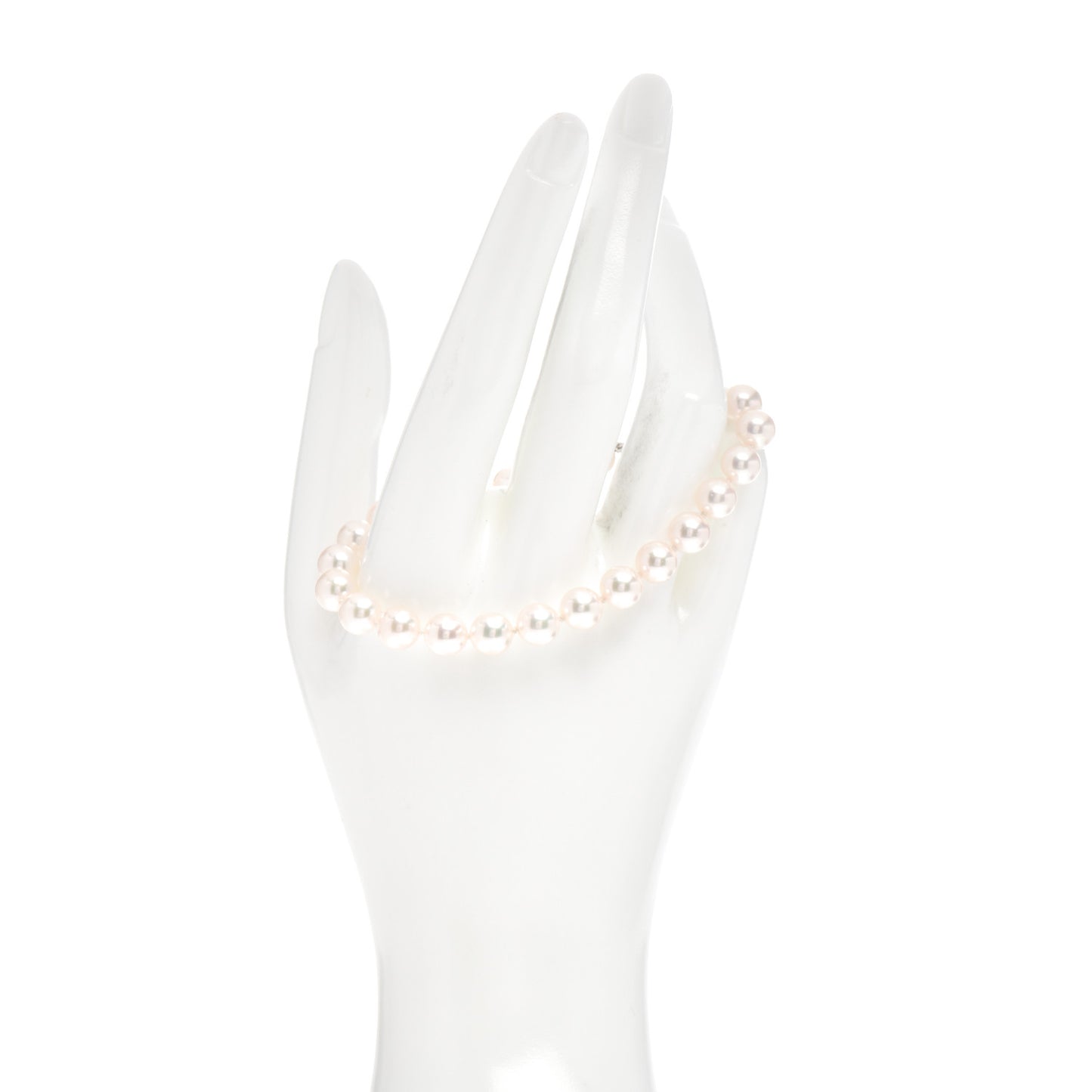 18K White Gold Akoya Pearl 7mm Essential Bracelet
