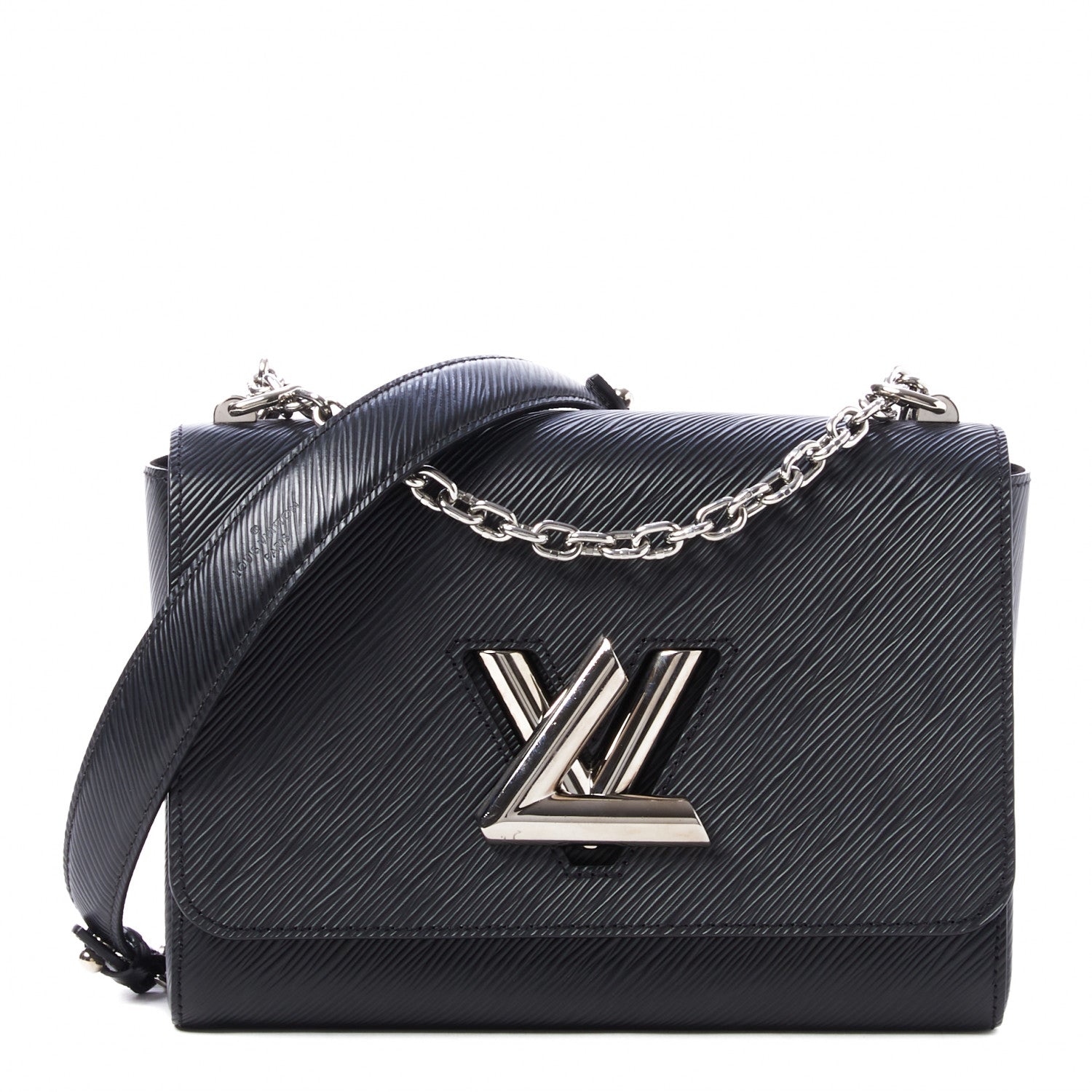 Louis Vuitton Epi Twist Shoulder Bag MM Black 1 of 10