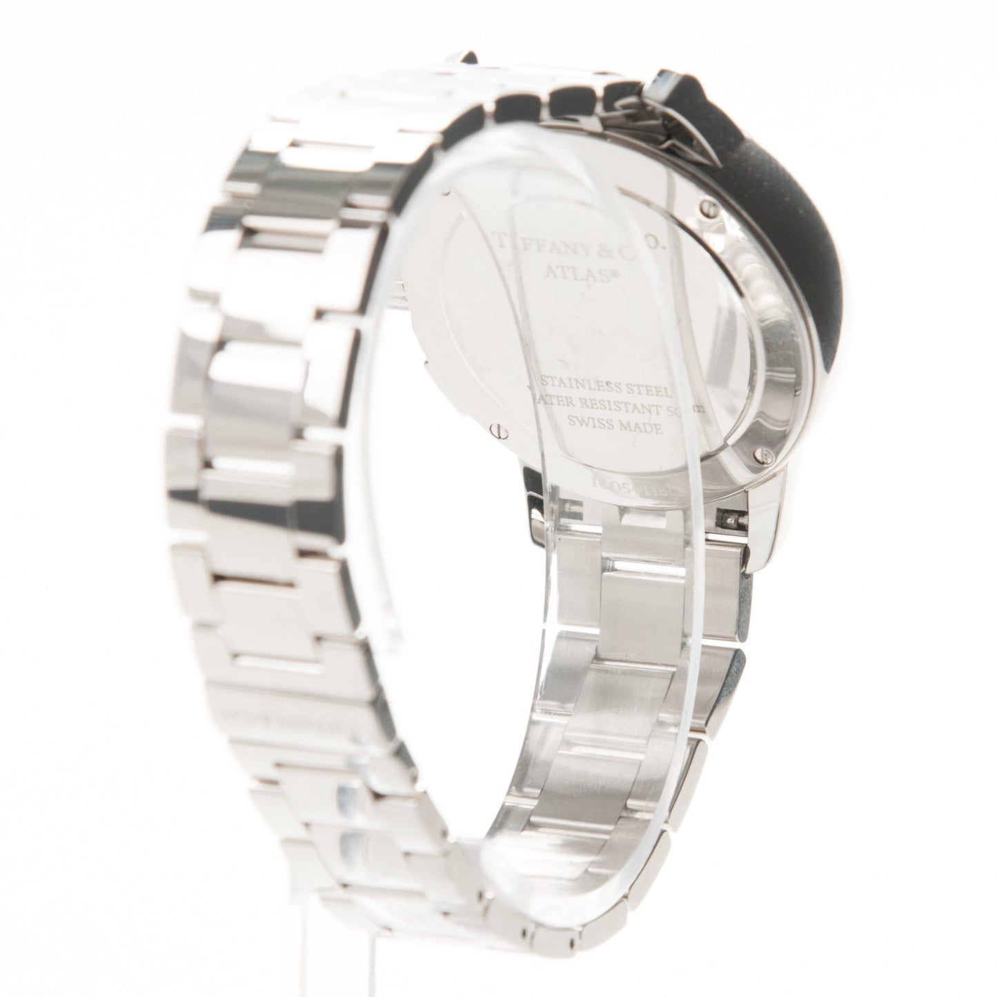 Stainless Steel 36mm Atlas Dome Chronograph Quartz Watch