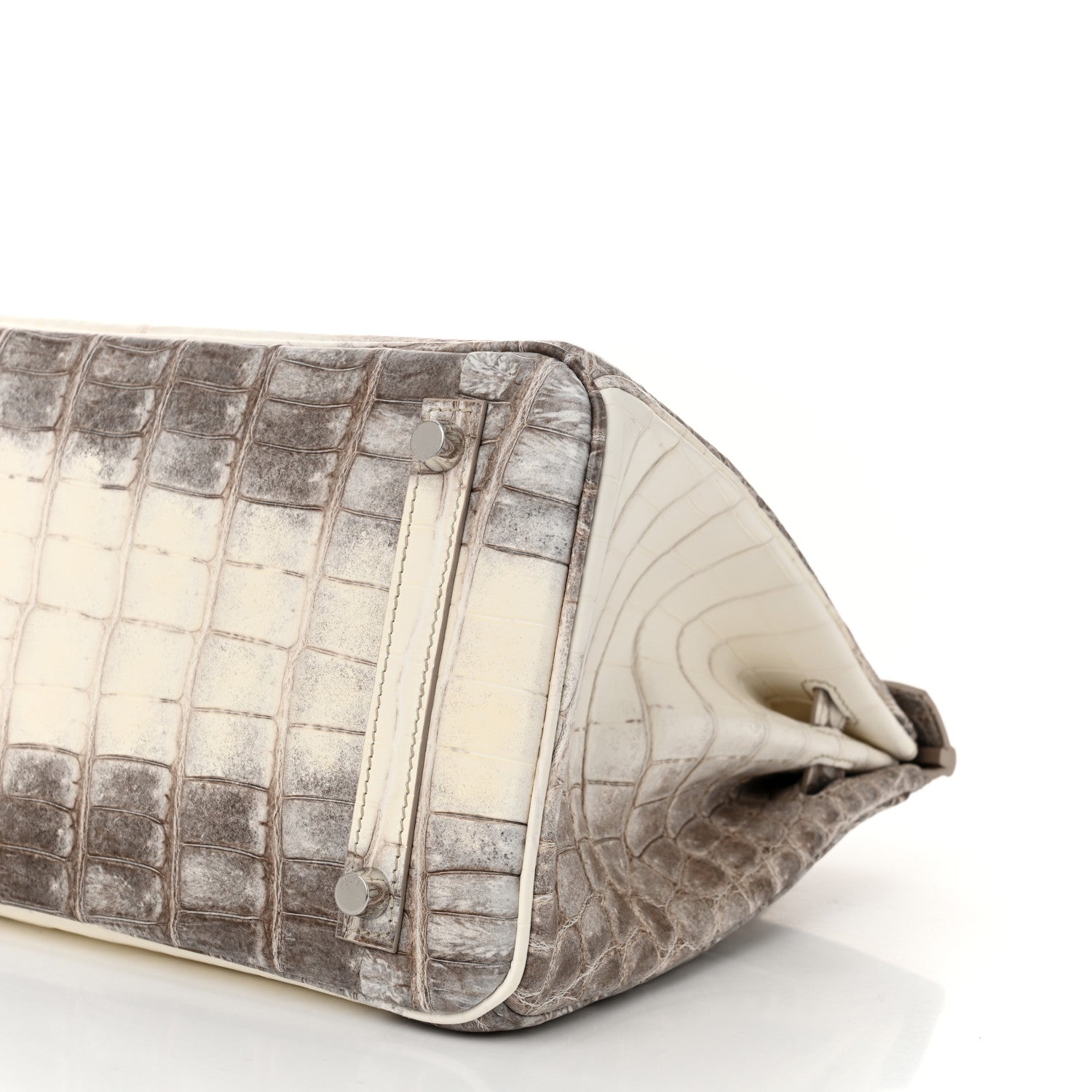 Hermes Matte Niloticus Crocodile Himalaya Birkin 30 Blanc 10 of 12