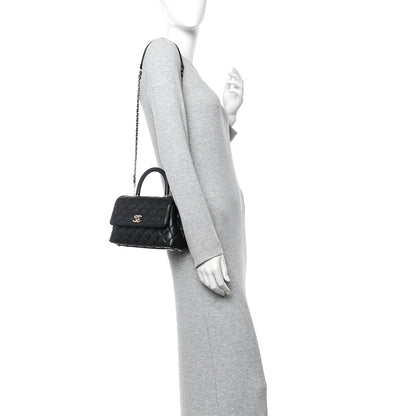 Chanel Caviar Quilted Mini Coco Handle Flap Black 2 of 10
