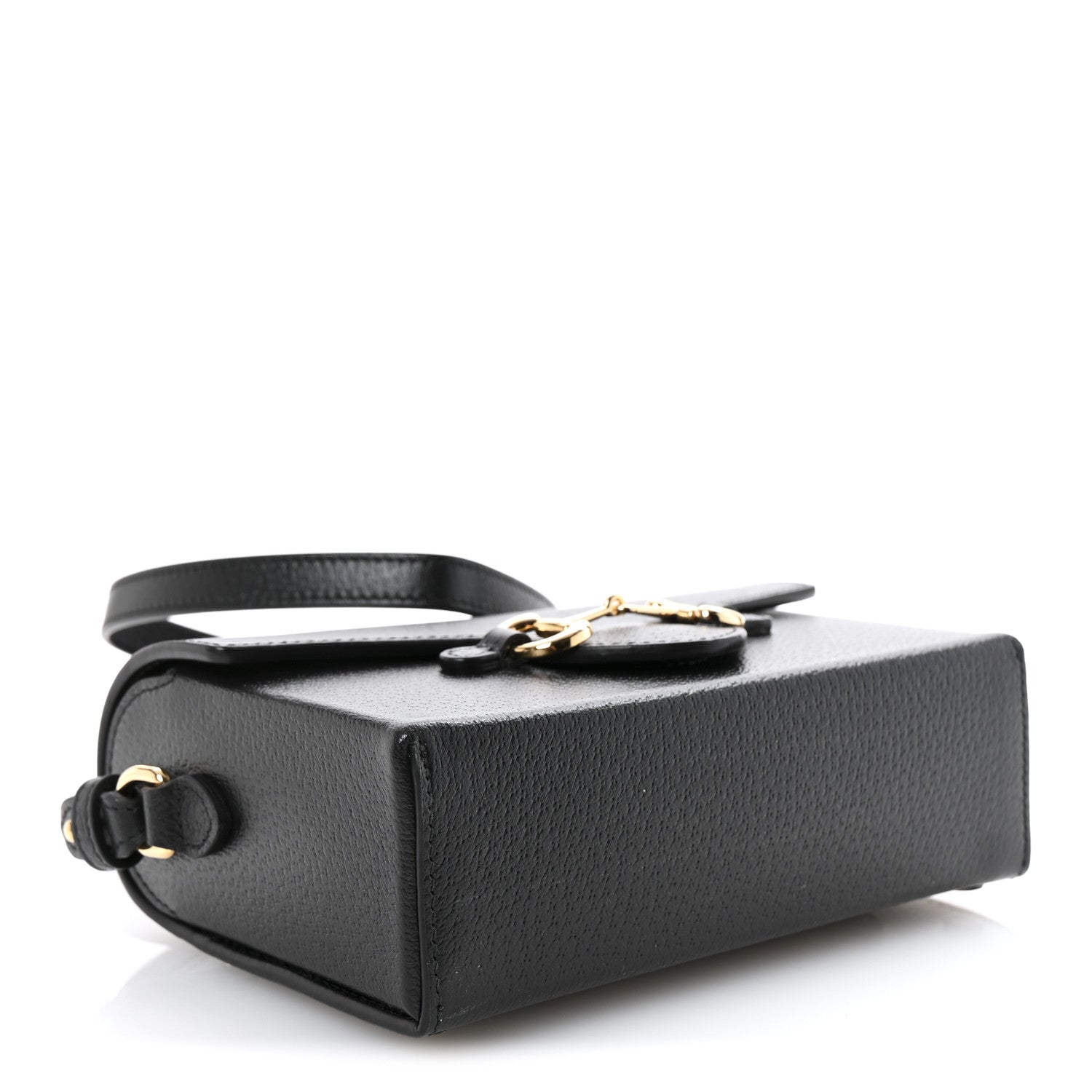 Gucci Calfskin Horsebit 1955 Shoulder Bag Black 4 of 11
