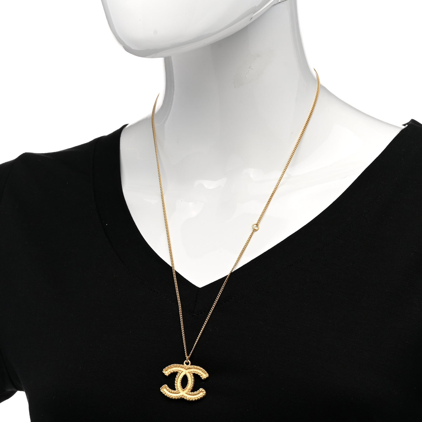 CC Matte Necklace Gold