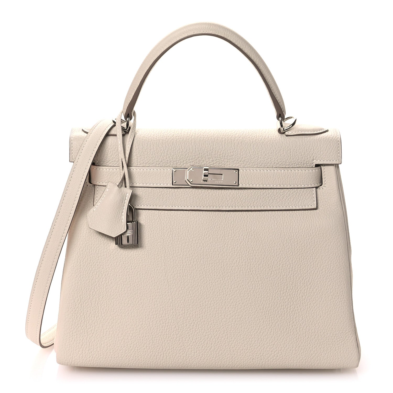 Hermes Togo Kelly Retourne 28 Craie 1 of 11