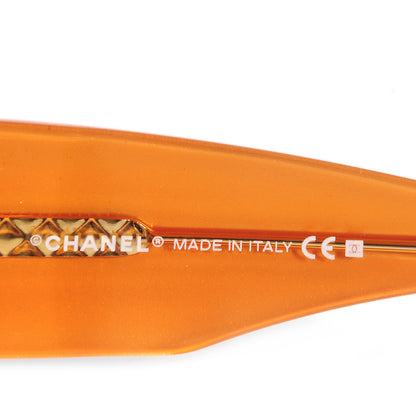 Chanel Black Crystal CC Logo Sunglasses 5096-B Black 4 of 7