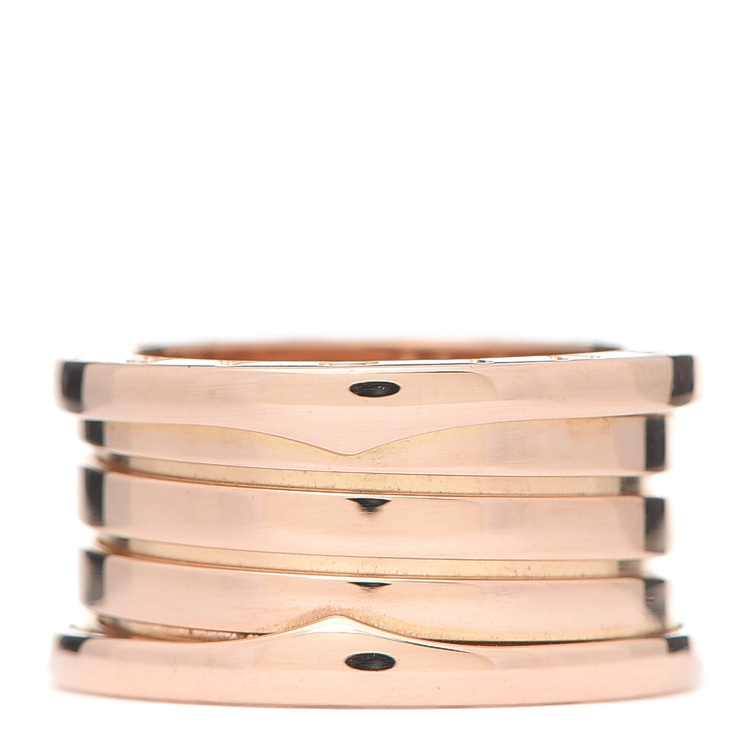 Bulgari 18K Rose Gold B.Zero1 Four-Band Ring 1 of 6