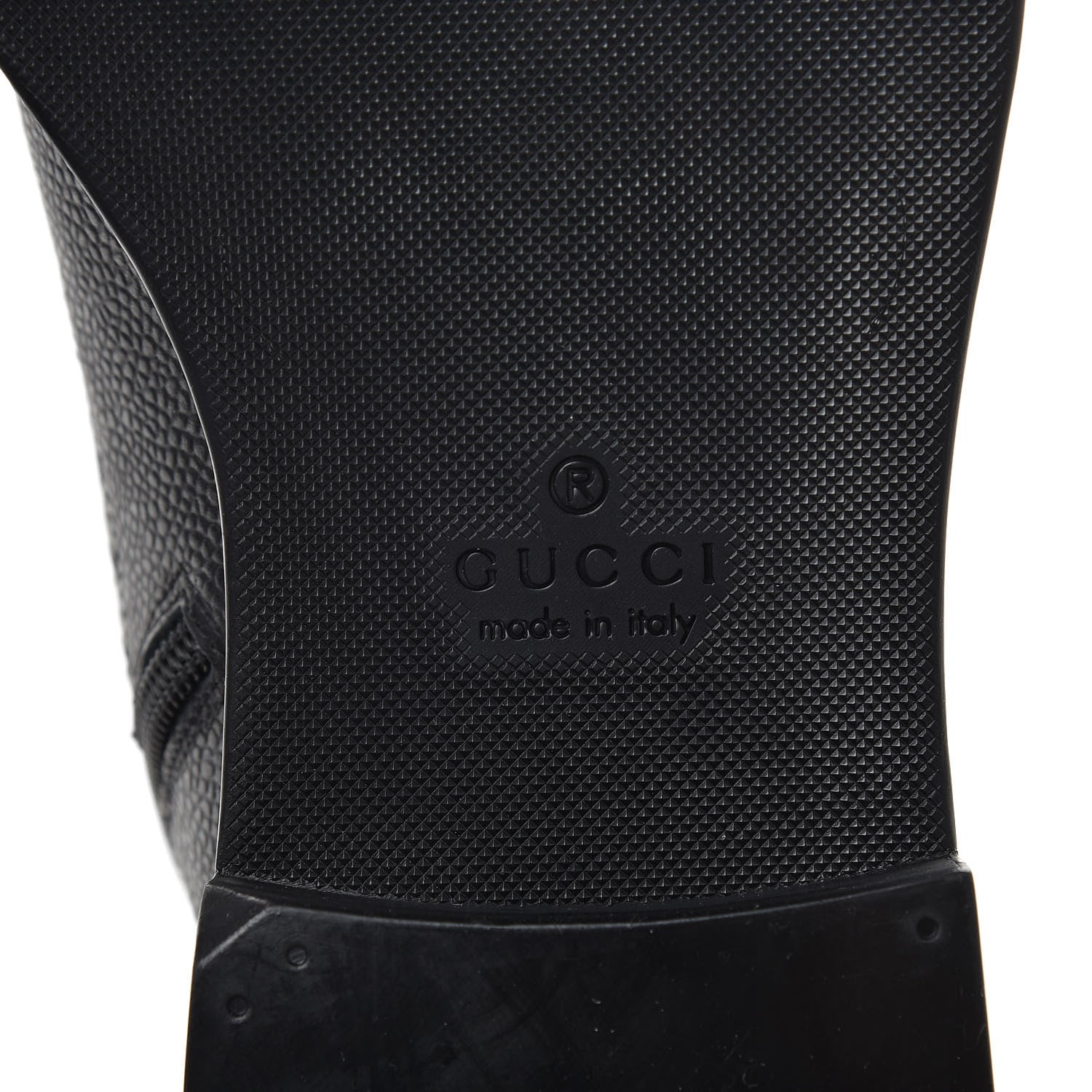 Gucci Pebbled Calfskin Dionysus Web Mens Martins Boots 9 Black 5 of 8