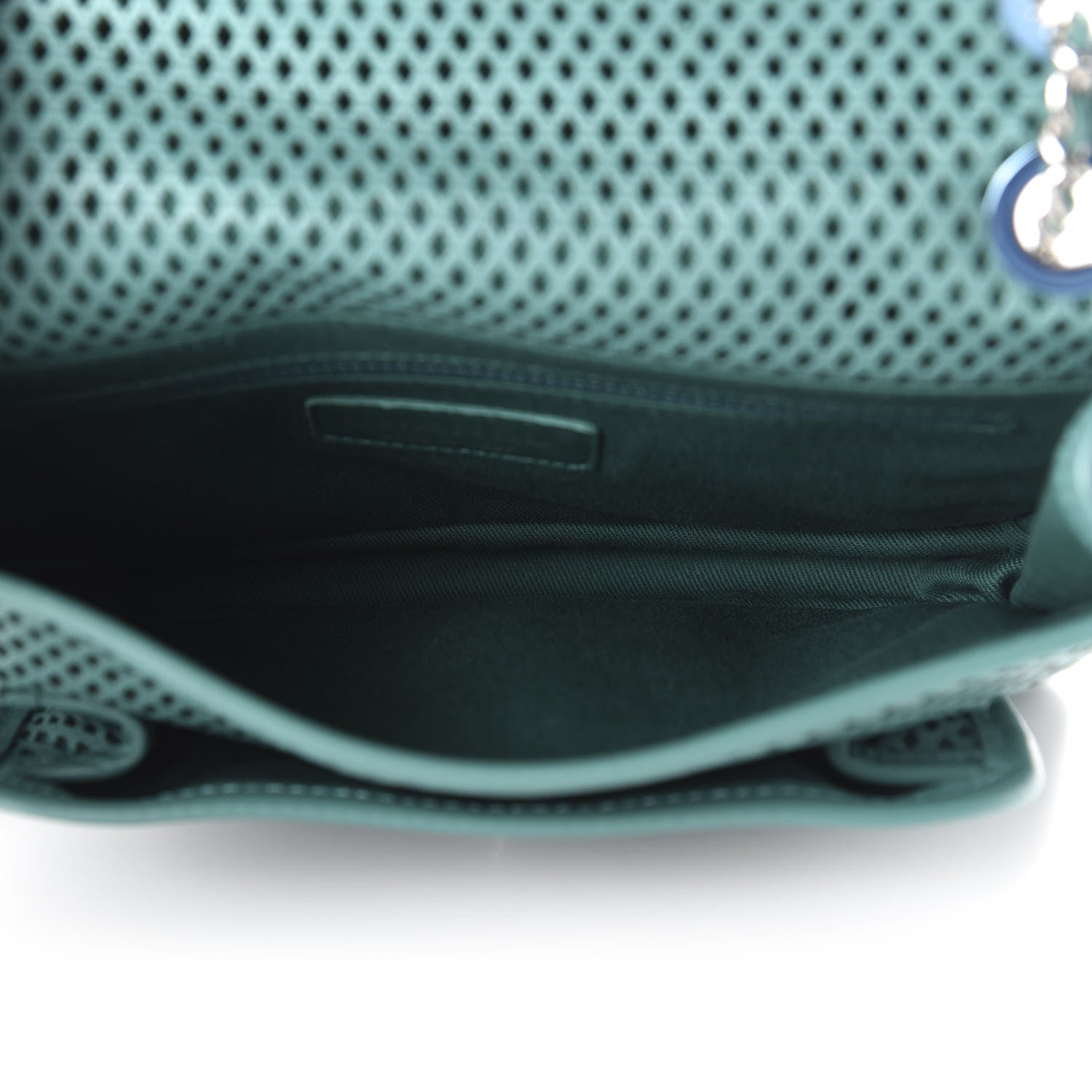 Chanel Perforated Calfskin Small Up In The Air Flap Green 5 of 10