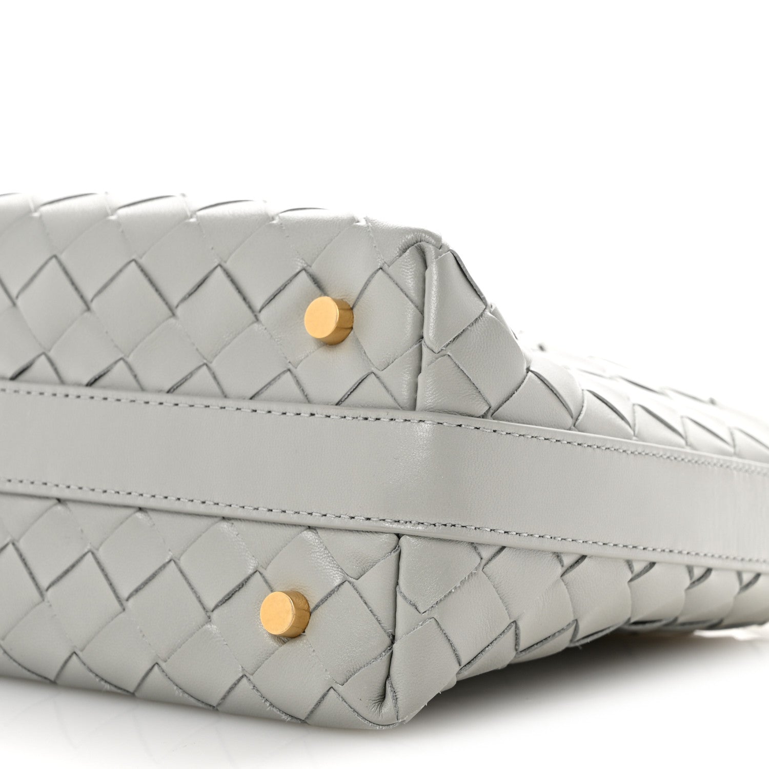 Bottega Veneta Calfskin Nappa Intrecciato Mini Wallace Agate Grey 10 of 12