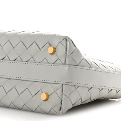 Bottega Veneta Calfskin Nappa Intrecciato Mini Wallace Agate Grey 10 of 12