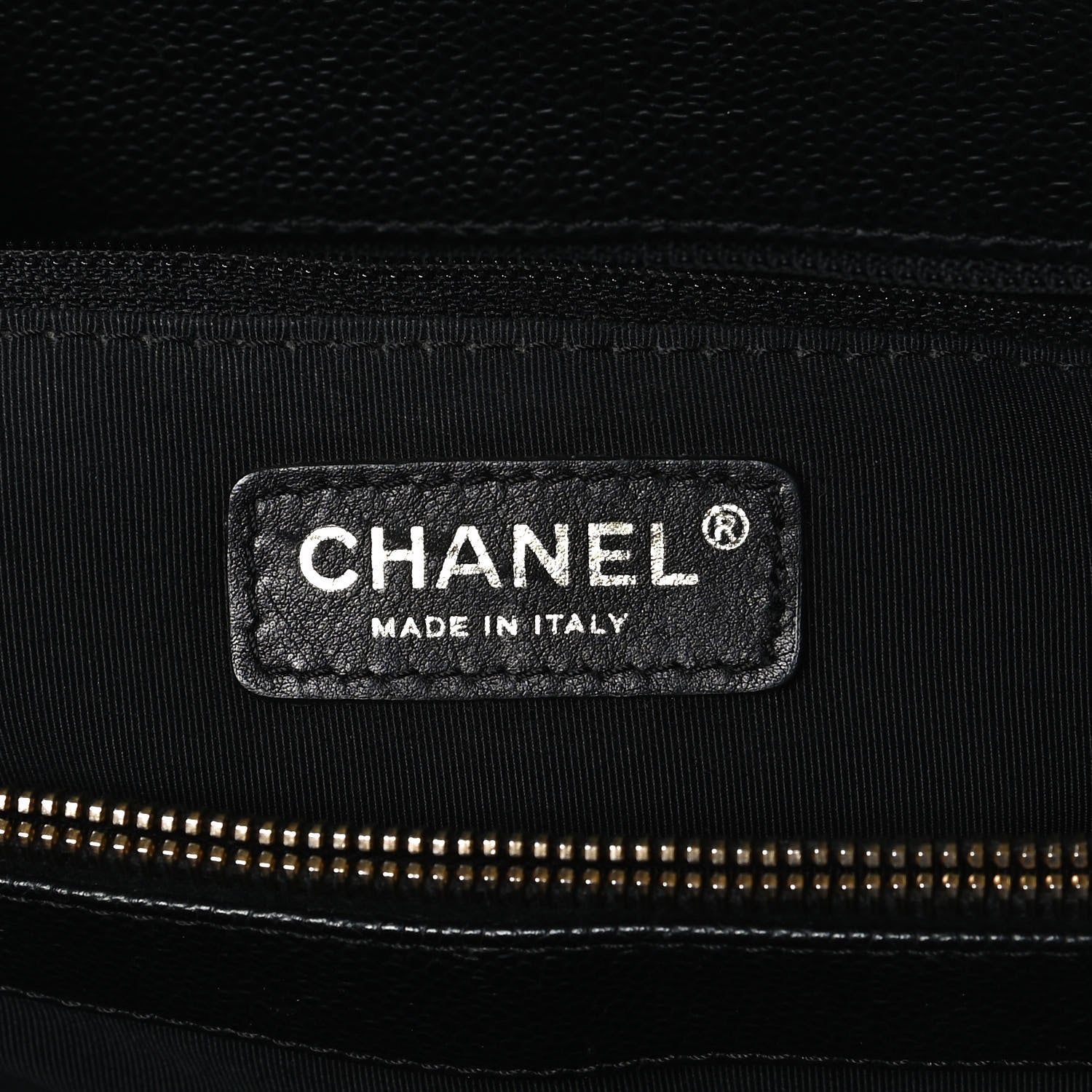 Chanel Caviar Quilted Grand Shopping Tote GST Black 8 of 10