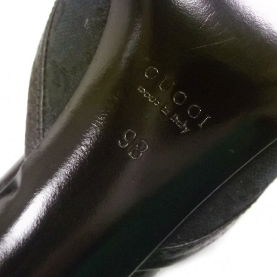 Gucci Monogram Horsebit Pumps 6 of 8