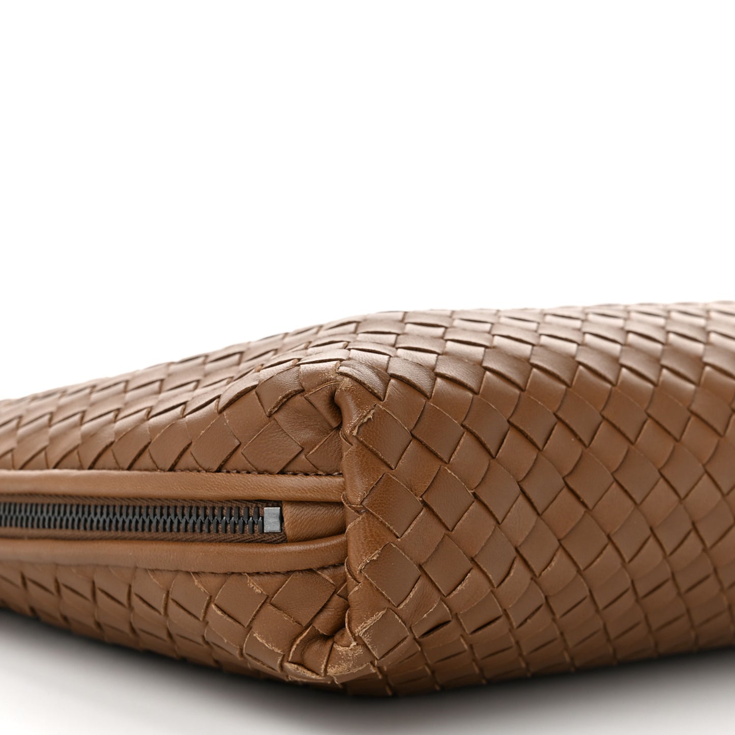 Nappa Intrecciato Nodini Crossbody Messenger Chene