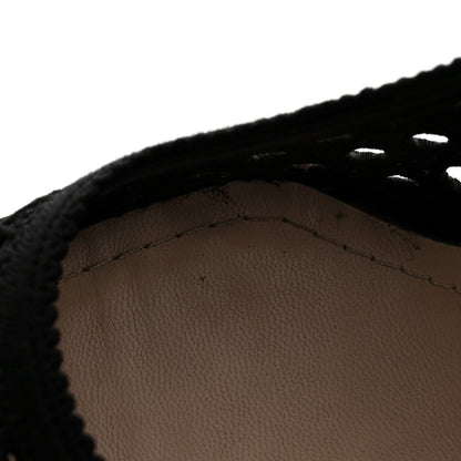 Christian Dior Mesh Cotton Cannage Dior Capture 100mm Pumps 36 Black 9 of 10