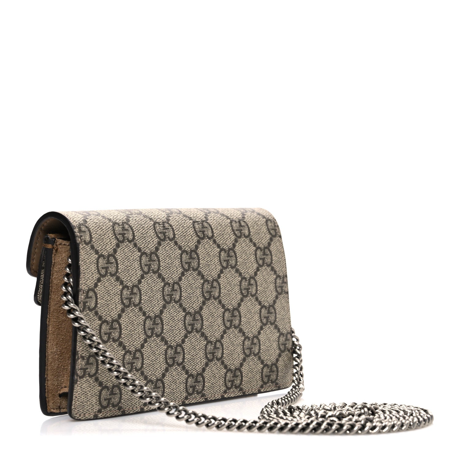 Gucci GG Supreme Monogram Super Mini Dionysus Shoulder Bag Taupe 3 of 10