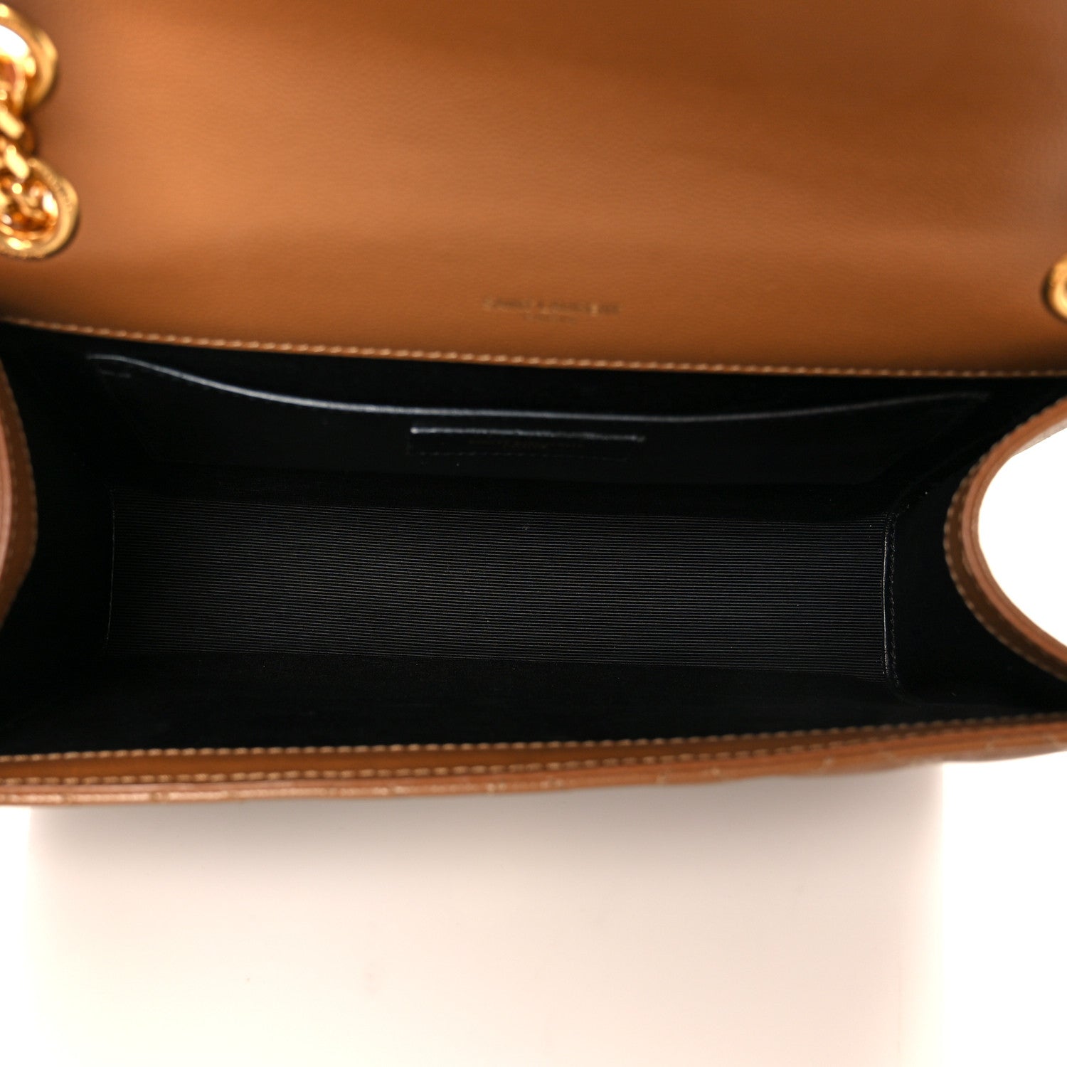 Saint Laurent Grain De Poudre Textured Mixed Matelasse Triquilt Medium Monogram Satchel Dark Natural 5 of 12