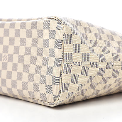 Louis Vuitton Damier Azur Neo Neverfull MM Rose Ballerine 11 of 12
