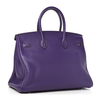 Hermes Togo Birkin 35 Iris 3 of 10