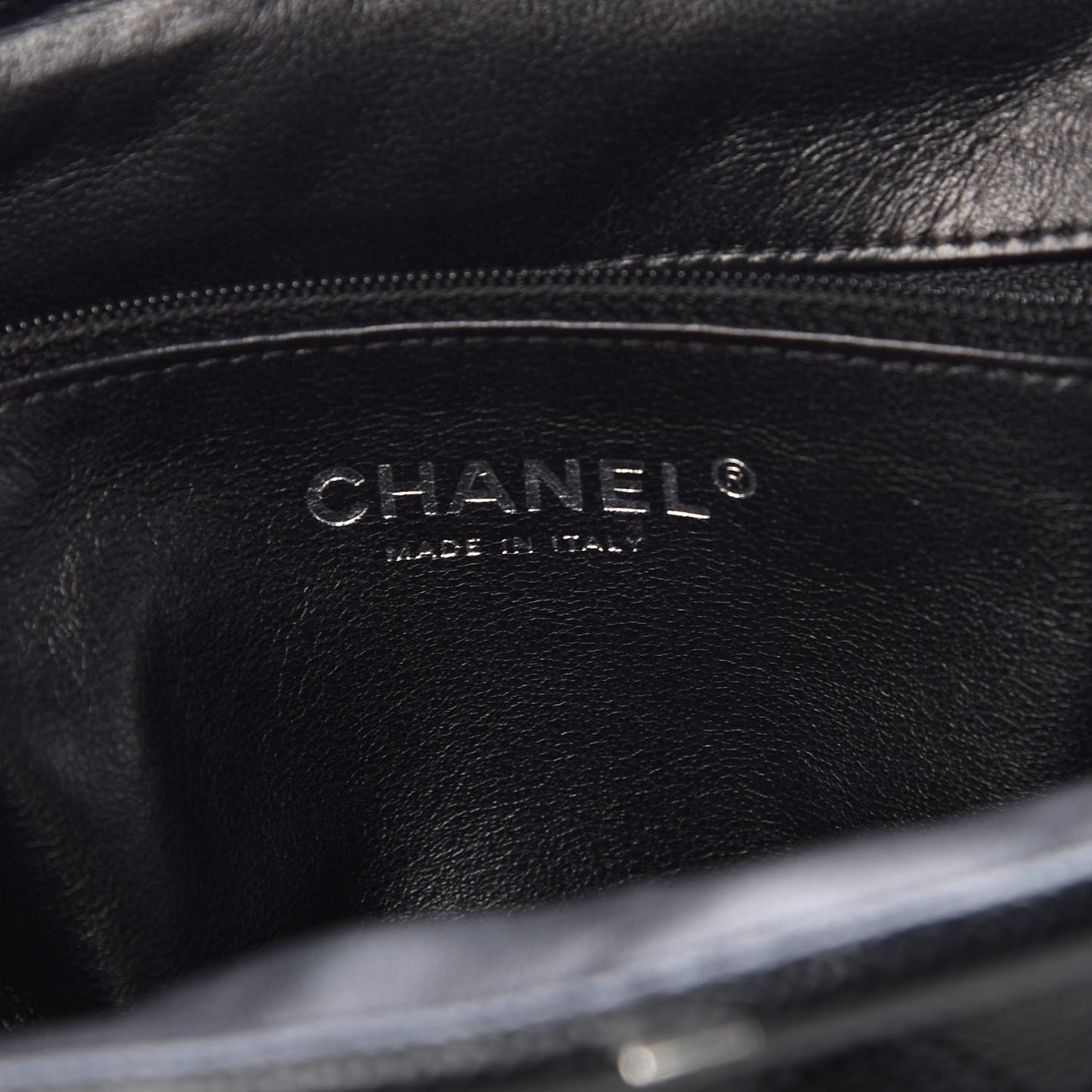 Caviar Quilted Timeless Clutch Black