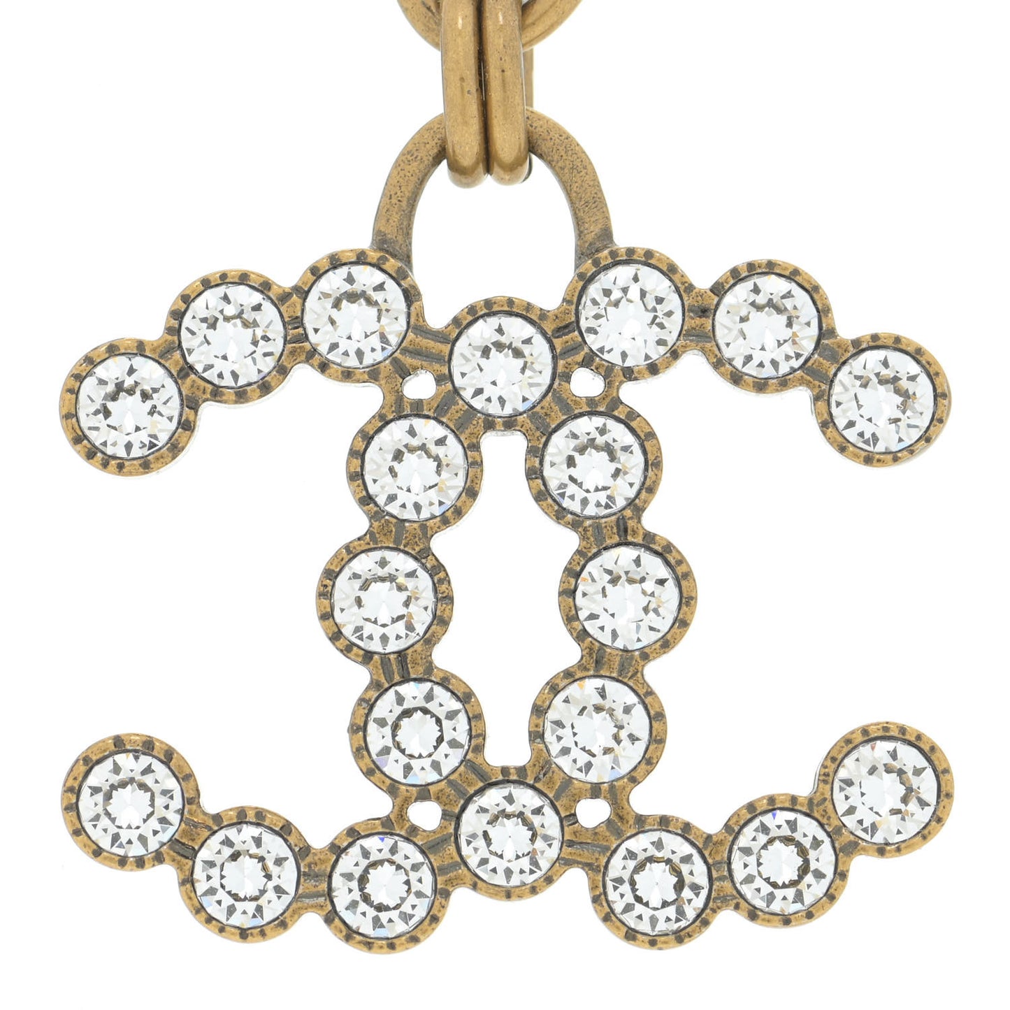 Crystal CC City Of Lights Necklace Gold