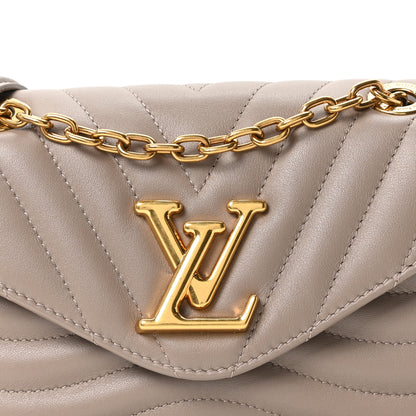 Louis Vuitton Calfskin LV New Wave Chain Bag Taupe 7 of 9