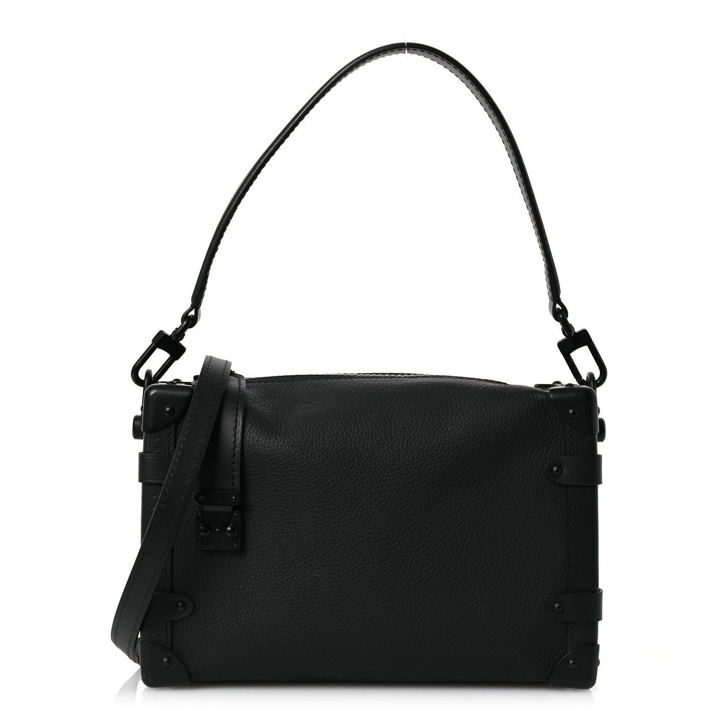 Calfskin Side Trunk MM Black