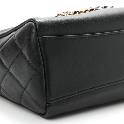 Chanel Calfskin Chain 20s Signature Hobo Black 9 of 11