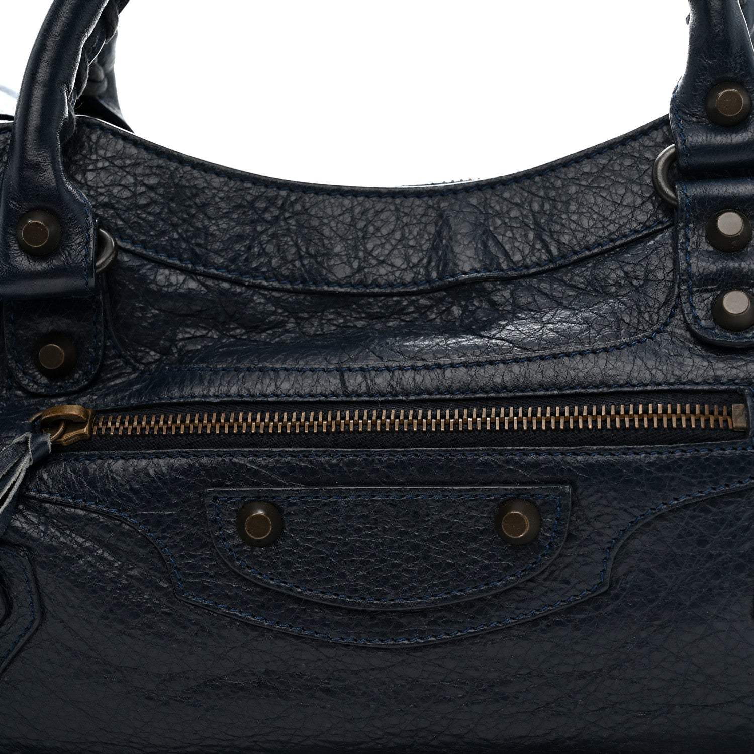 Balenciaga Agneau Classic Hardware First Bleu Obscur 9 of 12