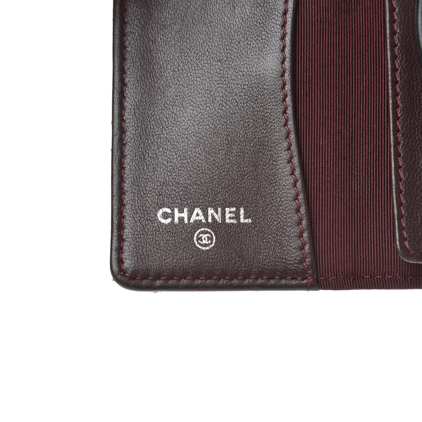 Lambskin Quilted 6 Key Holder Black