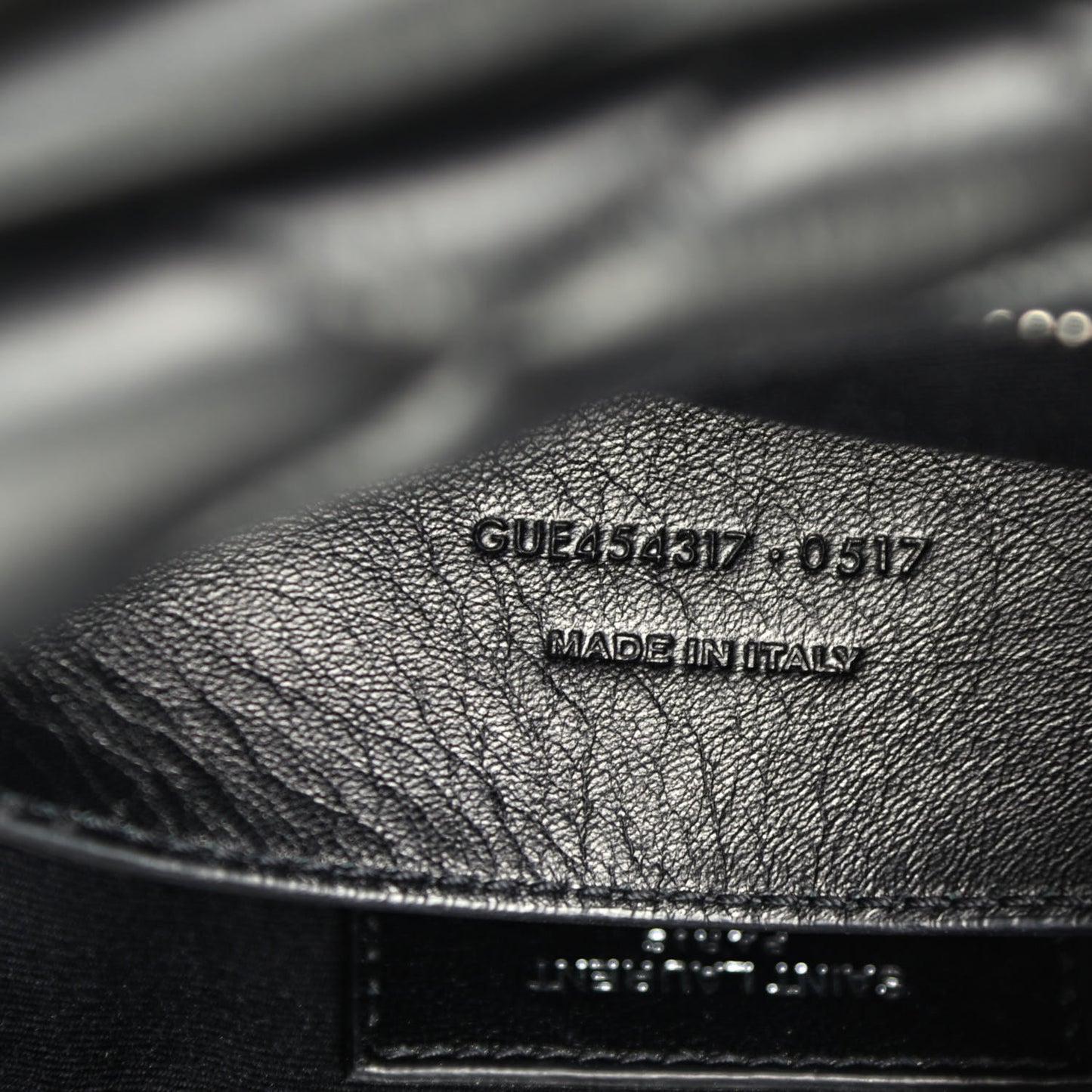 Calfskin Y Quilted Monogram Small Loulou Bowling Bag Black