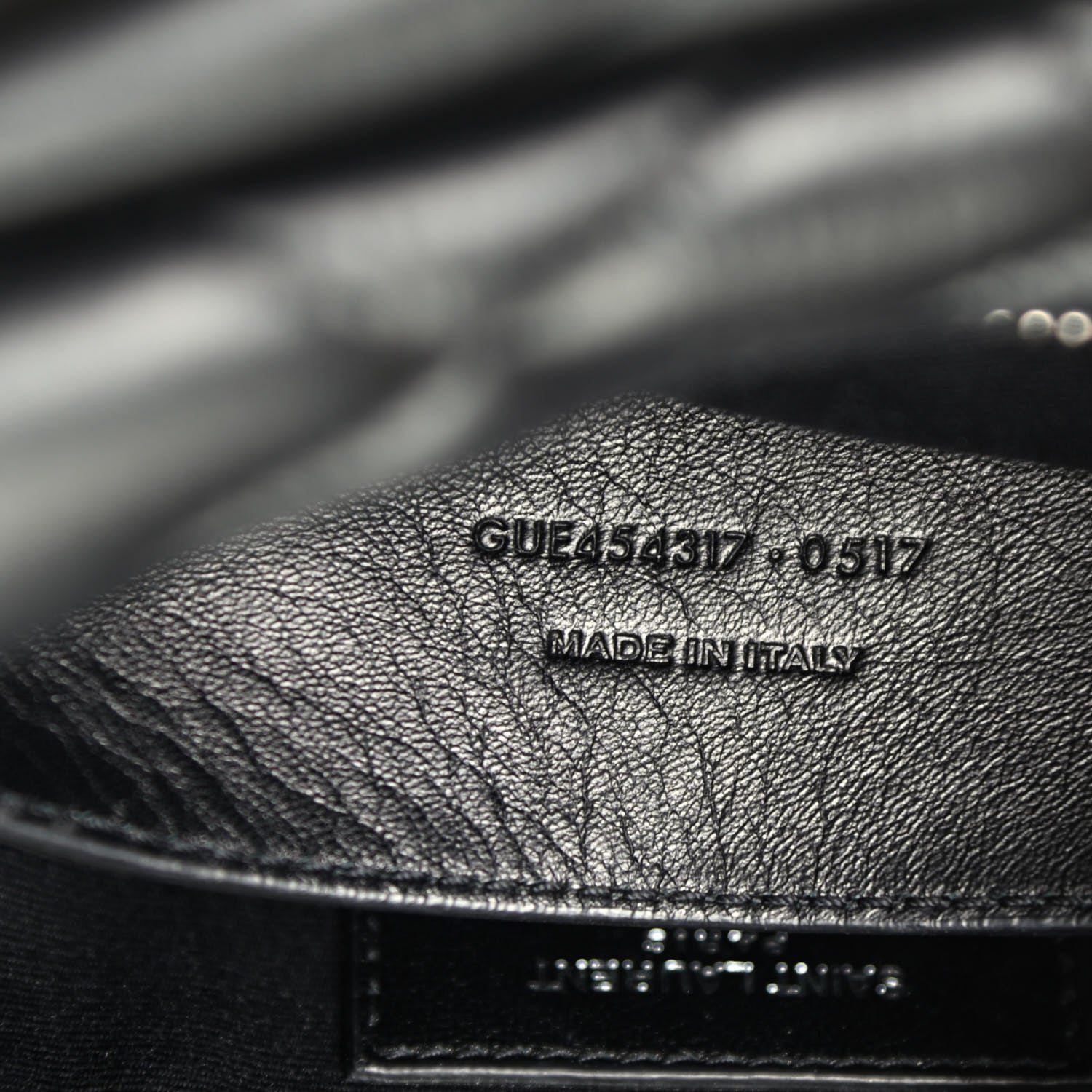 Saint Laurent Calfskin Y Quilted Monogram Small Loulou Bowling Bag Black 9 of 9