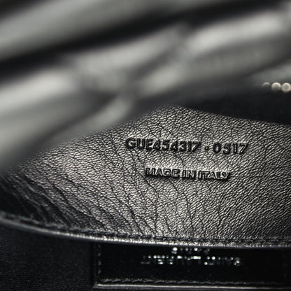 Saint Laurent Calfskin Y Quilted Monogram Small Loulou Bowling Bag Black 9 of 9